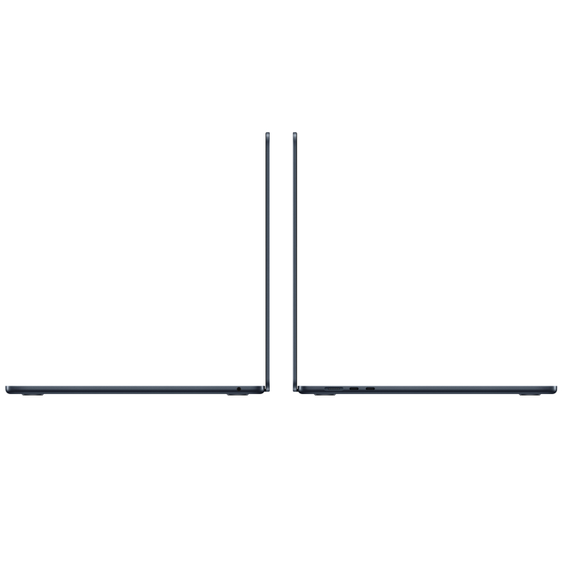 Apple MacBook Air 15" (M3, 8C CPU/10C GPU, 2024), 16 ГБ, 256 ГБ SSD, «полуночный черный»